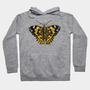 Painted lady butterfly Hoodie